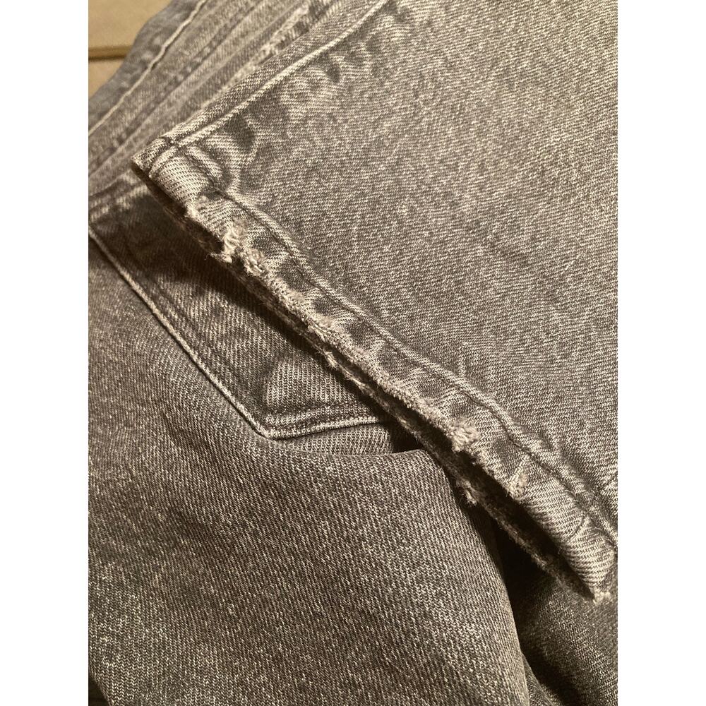 Frame La Garcon Straight Leg Gray Faded Black Ankle Straight Leg Jeans ~ Sz 28 - Picture 12 of 12